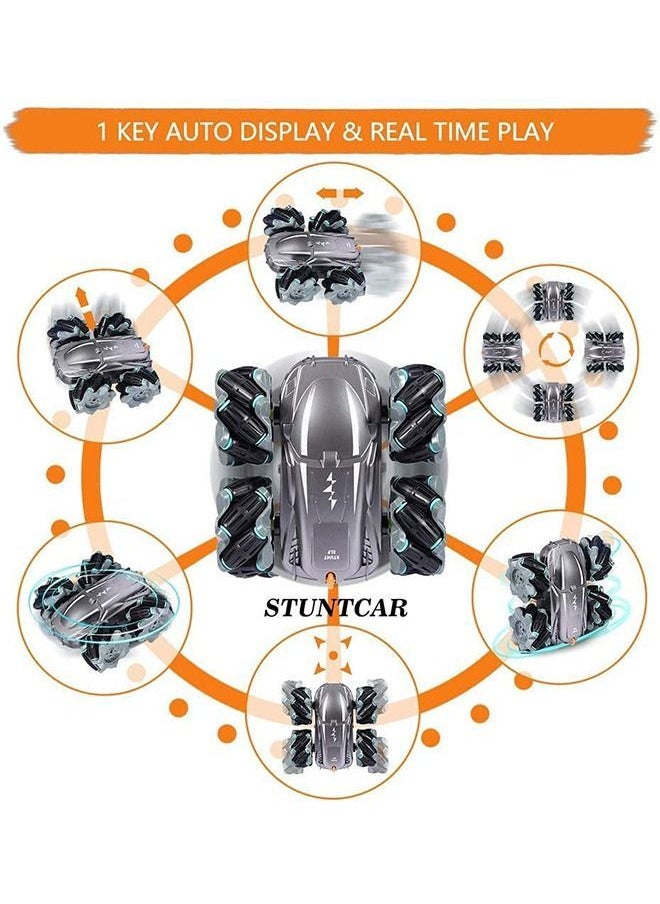 RC Car Toy Double Sided Stunt Car 2.4G 360° Rotation and Drift 4WD All Terrain Remote Control Car with Headlights Cars Toys Gifts for Child Over - pzsku/Z058D58C447CA4E01CEBAZ/45/_/1692350798/c719f7dd-51e8-44c6-9398-e34fe1ecfb31