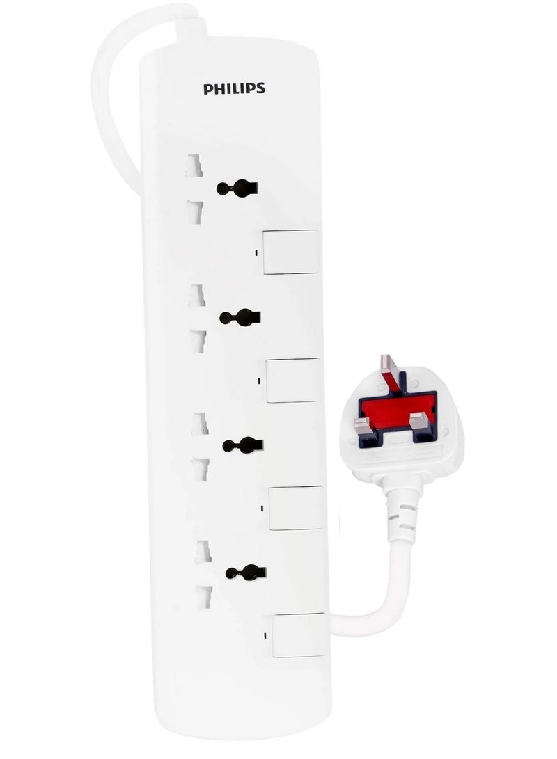 فيليبس 4 Way Universal Extension Cord With Switch 3Mtr - Image 1
