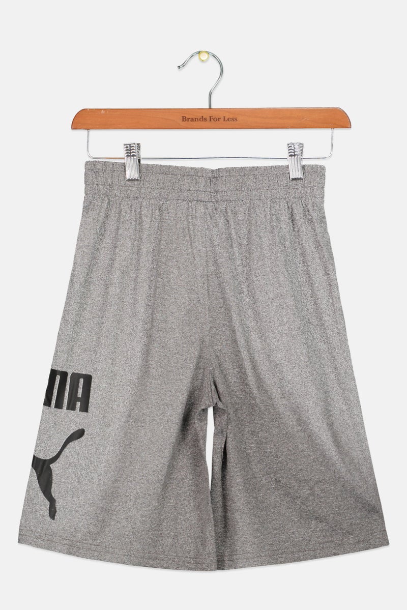 PUMA Kids Boy Sportswear Fit Training Shorts, Grey - Image 2