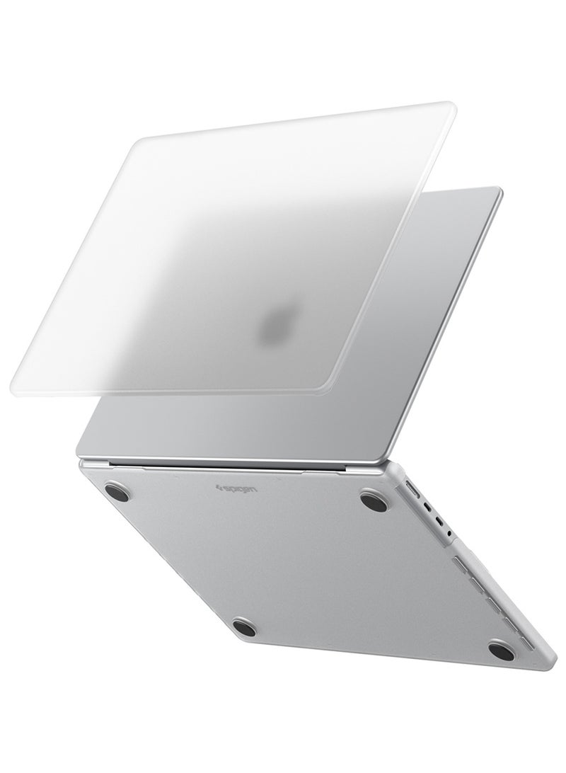 Spigen Air Skin for MacBook Pro 16 inch Case M5/M4/M3/M2/M1 Pro Max 2026/2025-2021 Ultra Slim Thin Cover Translucent Matte Protective Shell - Frost Clear - Image 1