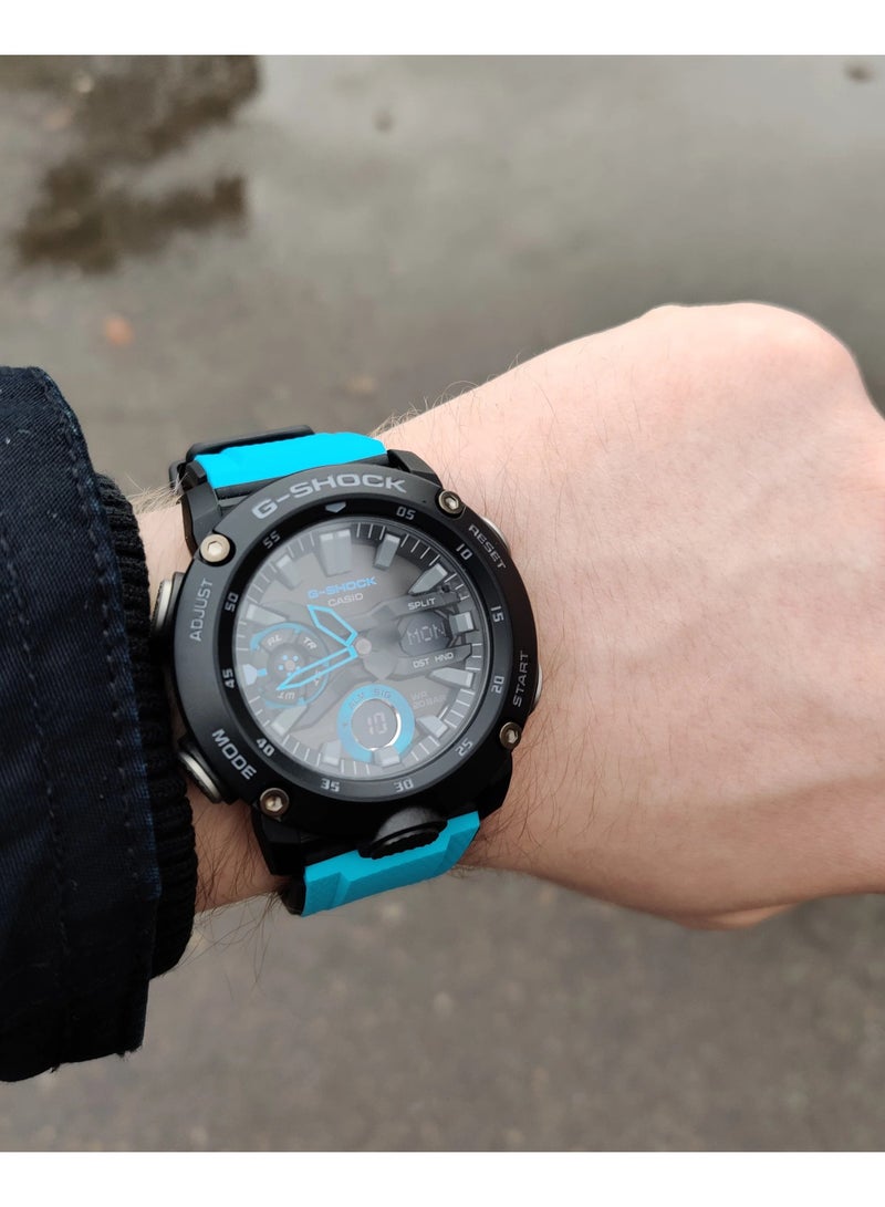 CASIO G-SHOCK CASUAL MEN WATCH GA-2000-1A2DR - Image 4