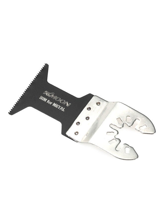 NIBEMINENT 12-Piece Wood Oscillating Quick Release Saw Web Black/Silver  - Image 3