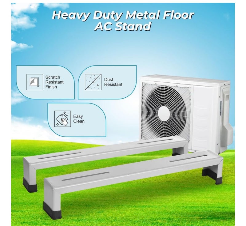 AC Outdoor Floor Stand For 12 Tons Outdoor Unit HeavyDuty Floor Mount Compatible With All Brand Outdoor Units  - Image 2
