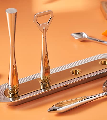 Shaze The Wingmen | Bar Tools | Stainless Steel Tools for bar | Barware | Color - Silver - Image 2