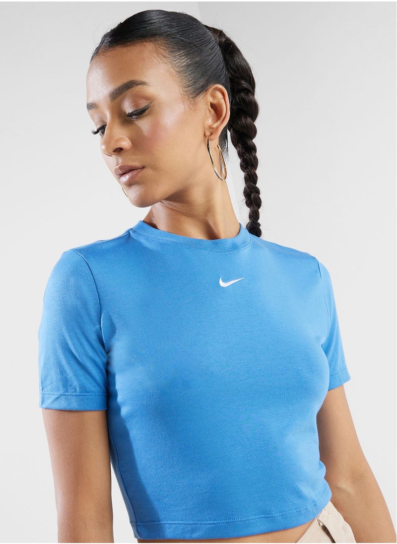 Nike - Nsw Essential Slim Cropped T-Shirt - Image 1