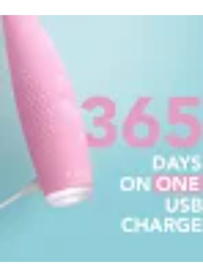 فوريو فرشاة أسنان FOREO ISSA™ 4 فائقة النظافة بتقنية سونيك، لون وردي لؤلؤي - Image 3