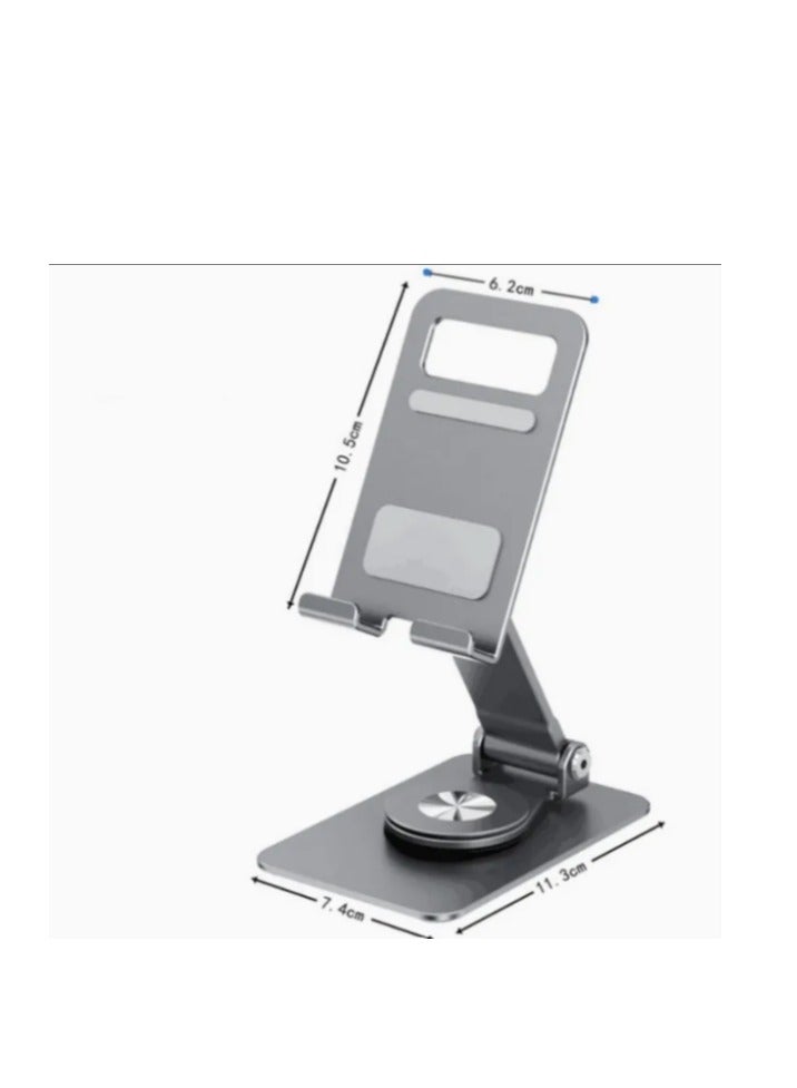 360° Adjustable Mobile and Tablet Holder - Universal Stand for Phones and Tablets, Flexible and Rotatable for Hands-Free Viewing and Convenient Use  - Image 4