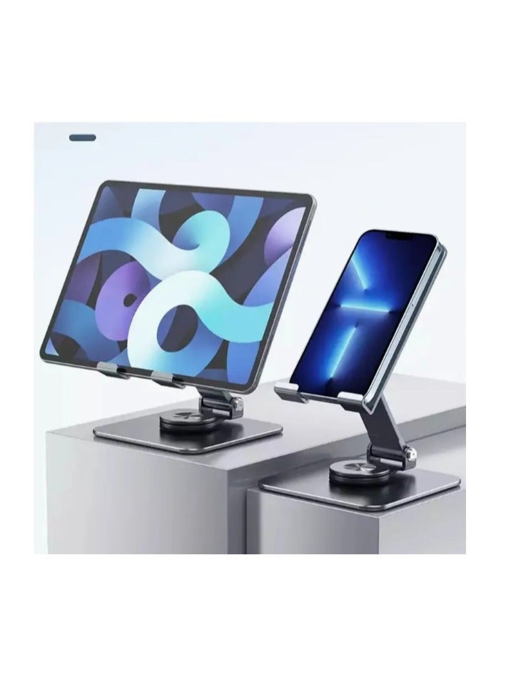 360° Adjustable Mobile and Tablet Holder - Universal Stand for Phones and Tablets, Flexible and Rotatable for Hands-Free Viewing and Convenient Use  - Image 1