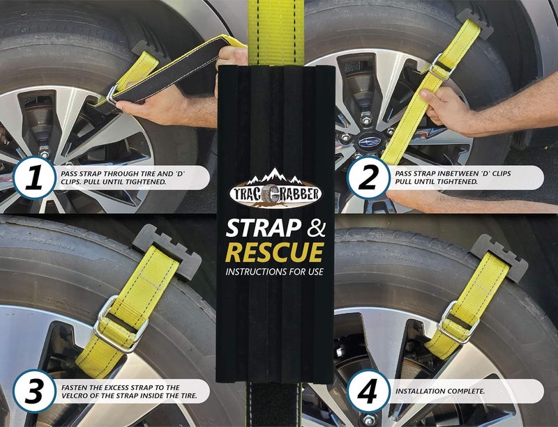 TRACGRABBER Tire Traction Device Set for Trucks and SUVs - Image 5