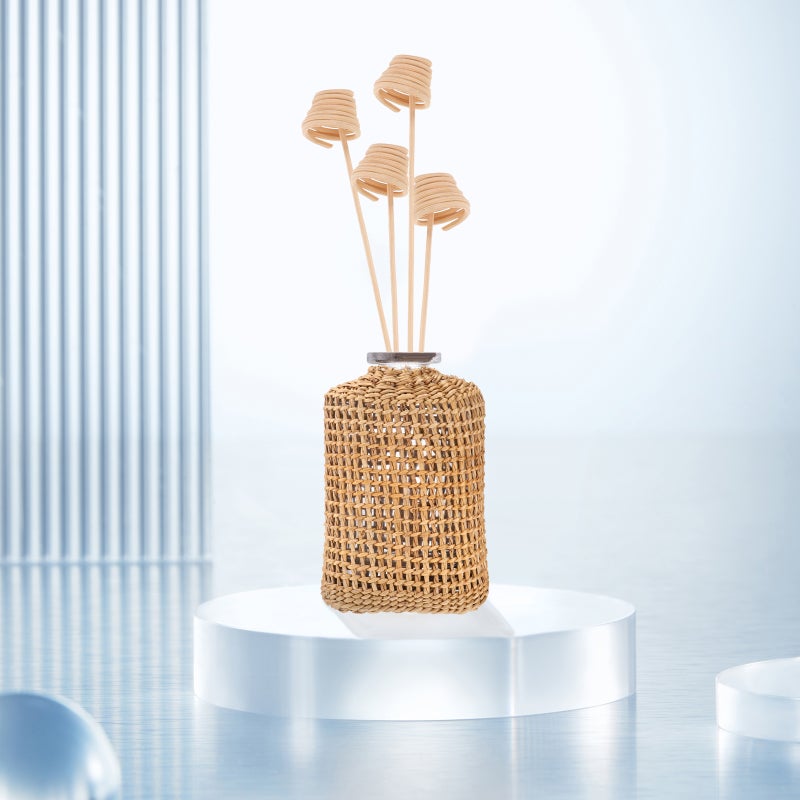 20pcs Wavy Spiry Reeds Sticks Rattan Fragrance Diffuser Replacement Refill Sticks Refill Sticks Natural Wood Diffuser Sticks for Office Aromatherapy Decors - Image 5