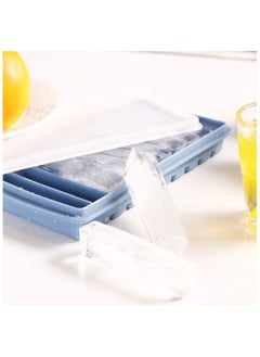 NQOOH Long Silicone Ice Tray with Secure Lid for Easy Storage  - Image 4