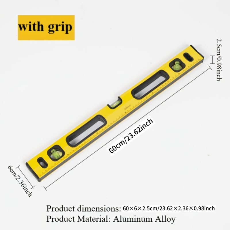 Professional Grade 300mm Strong Magnetic Spirit Level High Precision Aluminum Balance Ruler - Image 3