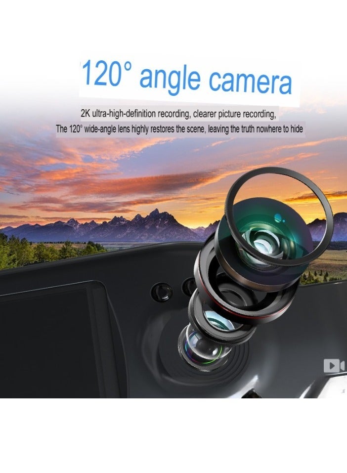 Generic L09 Back Clip Video Camera, 2K HD Night Vision Outdoor Conference Recorder, Lightweight And Portable Camcorder, Large Screen Outdoor Sports Camera, (1pc, With 128GB Memory)  - Image 2