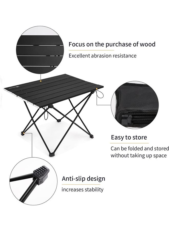 Generic Portable Camping Table - Ultralight Small Folding Table with Aluminum Table Top and Carry Bag, Beach Table for Outdoor, Picnic, BBQ, Cooking, Home Use  - Image 4