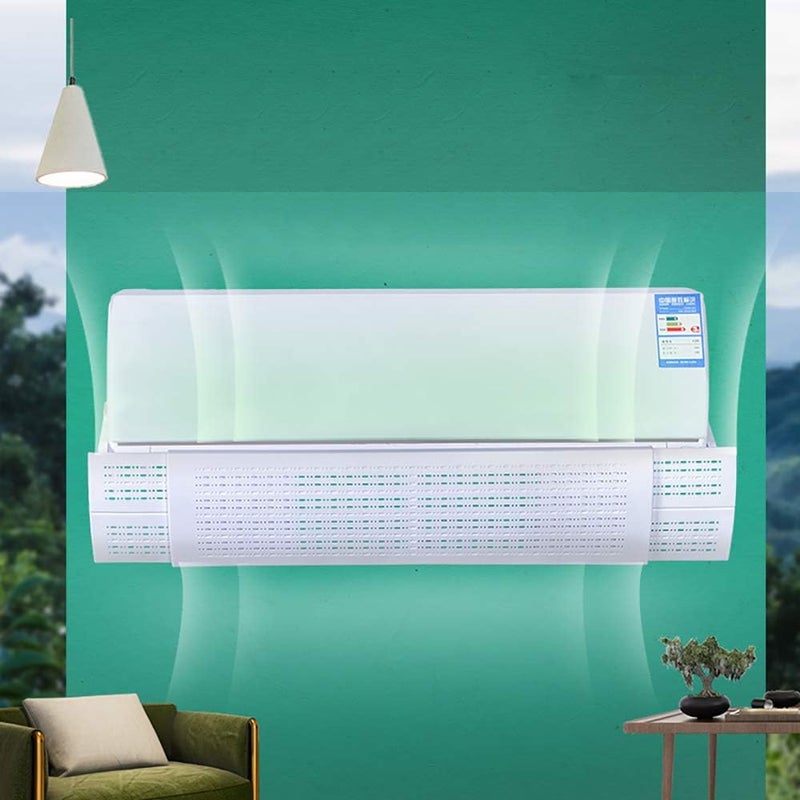 FAD Solutions Adjustable Air Conditioner Wind Deflector Baffle - Telescopic Anti Direct Blowing Retractable Shield Cold AC Cover (3 Plates) - Image 5