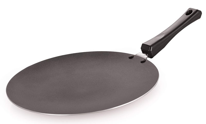 Nirlon Non Stick Aluminium Gas Stove Compatible Base Chapati/Roti/Paratha Tawa 28.5cm(26_ mm_Classic_CT12) - Image 4