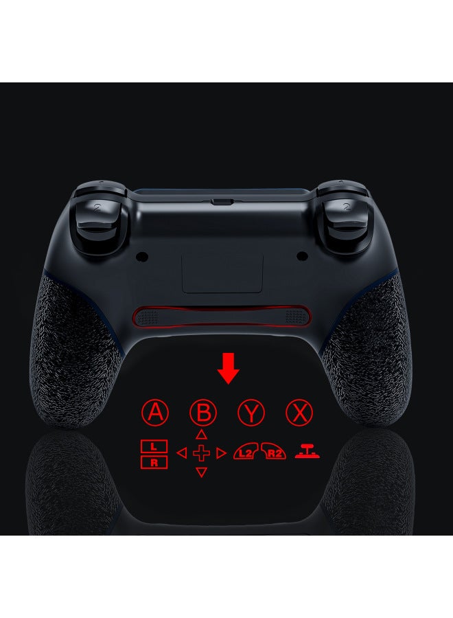 Upgraded P4 Game Controller Wireless Bluetooth Back Programming on Burst Dual Motor For Private Model-Product Color:White Gray - Image 4