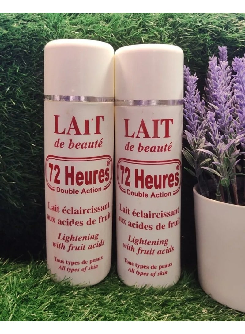 Pack Of Two Lotion 72 for Whitening and Smoothing the Body