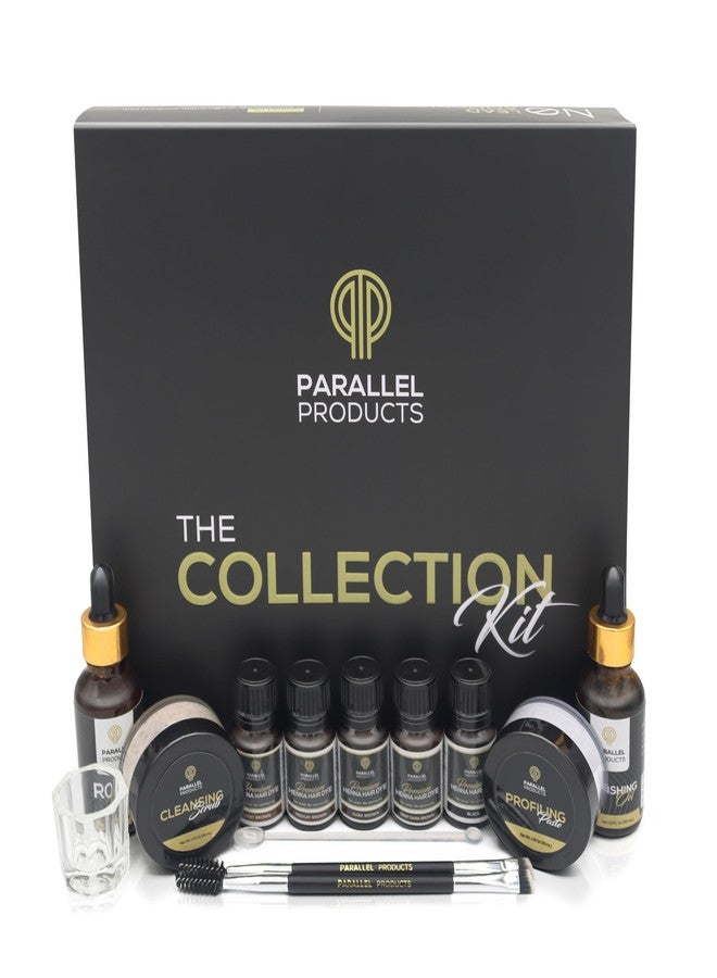 Parallel Products Henna Hair Color Kit - Complete Tint Kit for Professional Spot Coloring - Covers Grays and Roots - Color Palette Included - Image 1