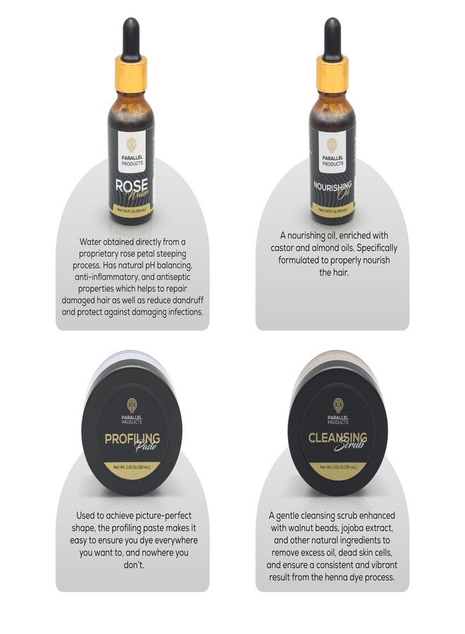 Parallel Products Henna Hair Color Kit - Complete Tint Kit for Professional Spot Coloring - Covers Grays and Roots - Color Palette Included - Image 4