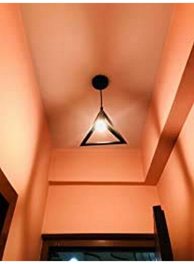 DarkVision Black Hanging Lights for Living Room/Pendant Lights for Ceiling/Hanging Lamps for Home Decoration/Decorative Hanging Lights,Metal (M-03 Triangle (Without Bulb) - Image 2