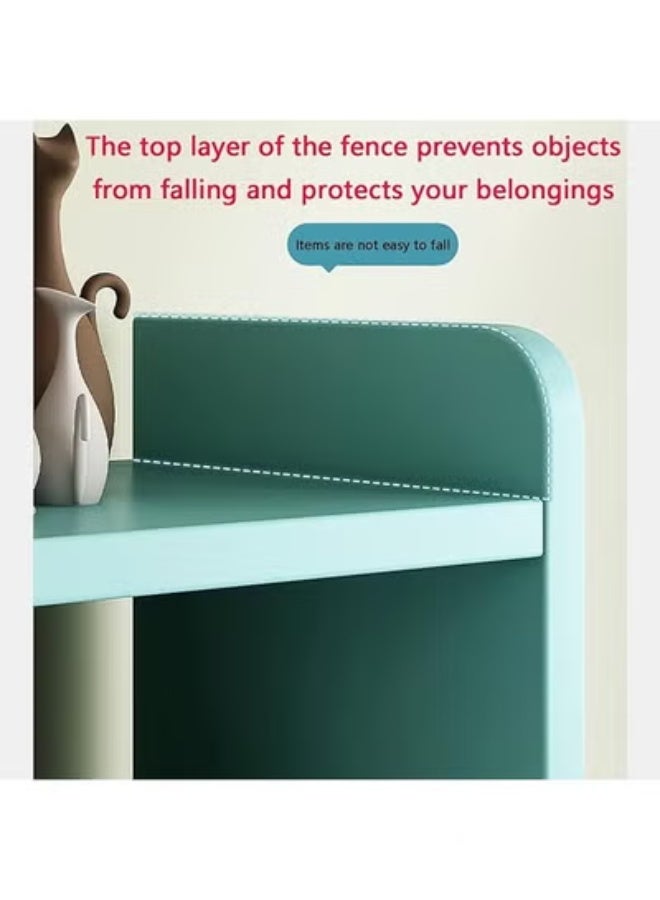 ZCM-HAPPY Adjustable Desktop Bookshelf with 90 Degree Rotation Multi Color Desk Storage Organizer for Home Office and Dormitory - Image 4