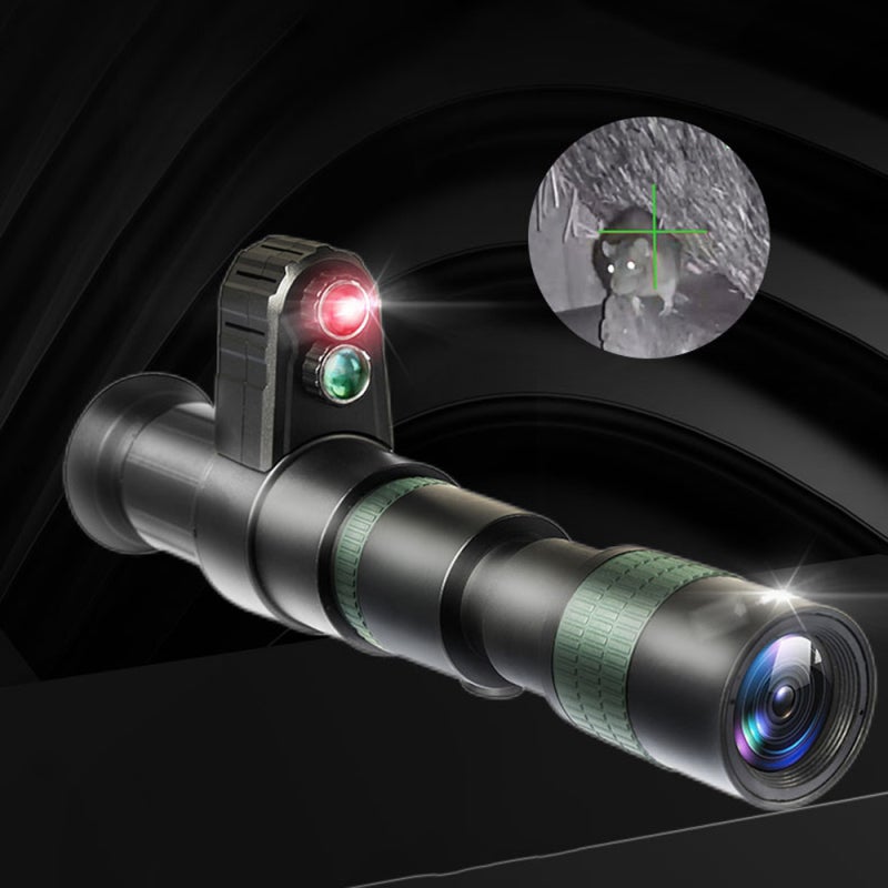 Digital Night-Visions Device: Portable Design - Crossing Cursor System Monocular Night-Visions Device for Night Outdoor Animal Observation, Tracking and Fishing Watching - Image 2