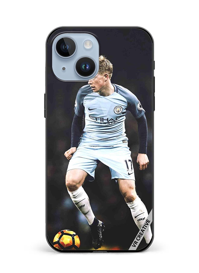 VR CREATIVE - Protective Case Cover For Apple iPhone 15 Kevin De Bruyne Design Multicolour - Image 1