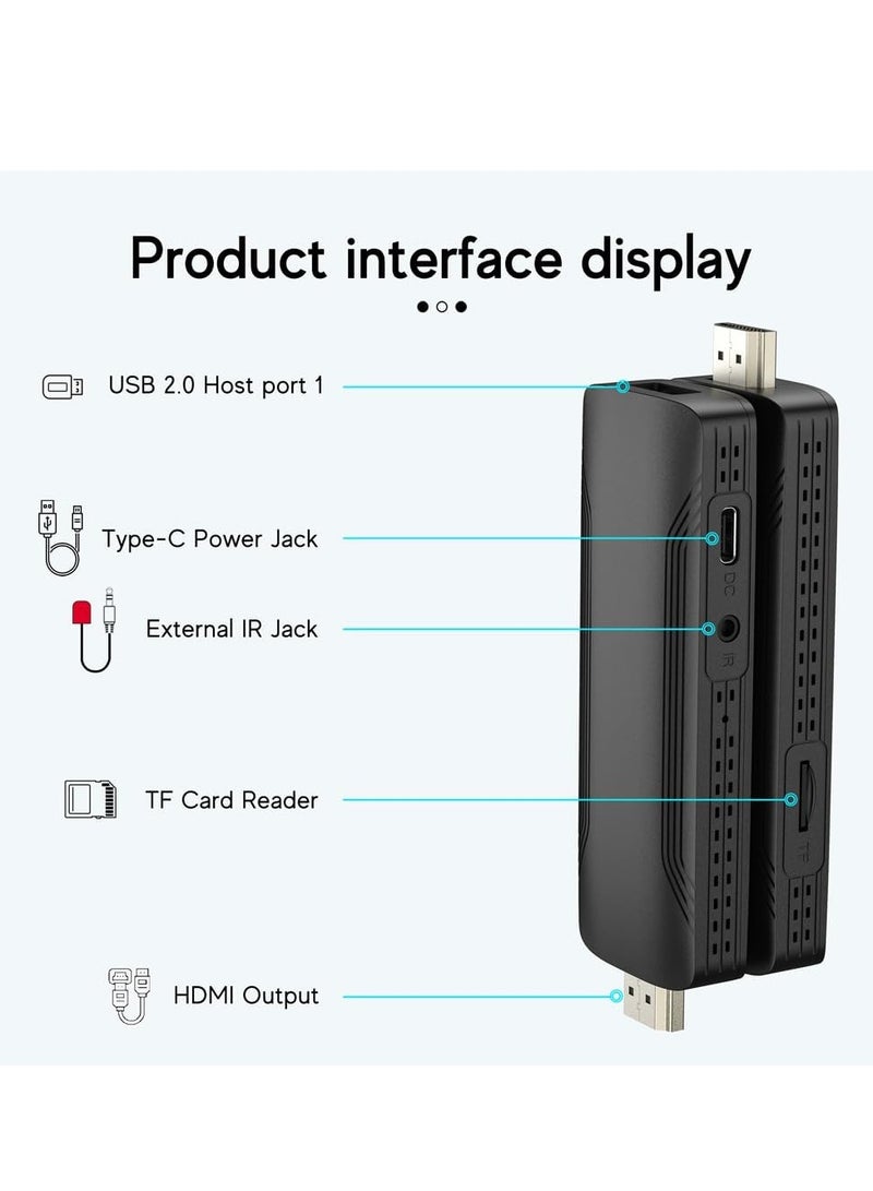 TV Stick TVR3 Remote Control 2GB RAM + 16GB ROM  1080P HDR 4K Portable Streaming Media Player  - Image 3