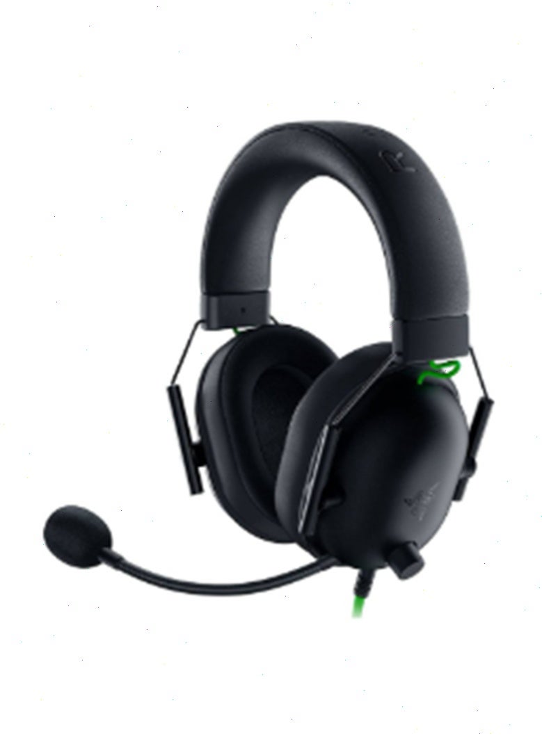 راديكس سماعة الألعاب RAZER BlackShark V2 X: صوت محيطي 7.1، مكبرات صوت 50 مم، وسائد أذن من الإسفنج المرن، متوافقة مع أجهزة الكمبيوتر، بلايستيشن 4، بلايستيشن 5، نينتندو سويتش، إكس بوكس ​​ون، إكس بوكس ​​سيريس X|S، الهواتف المحمولة، مزودة بمنفذ صوت 3.5 مم، لون أسود كلاسيكي. - Image 1