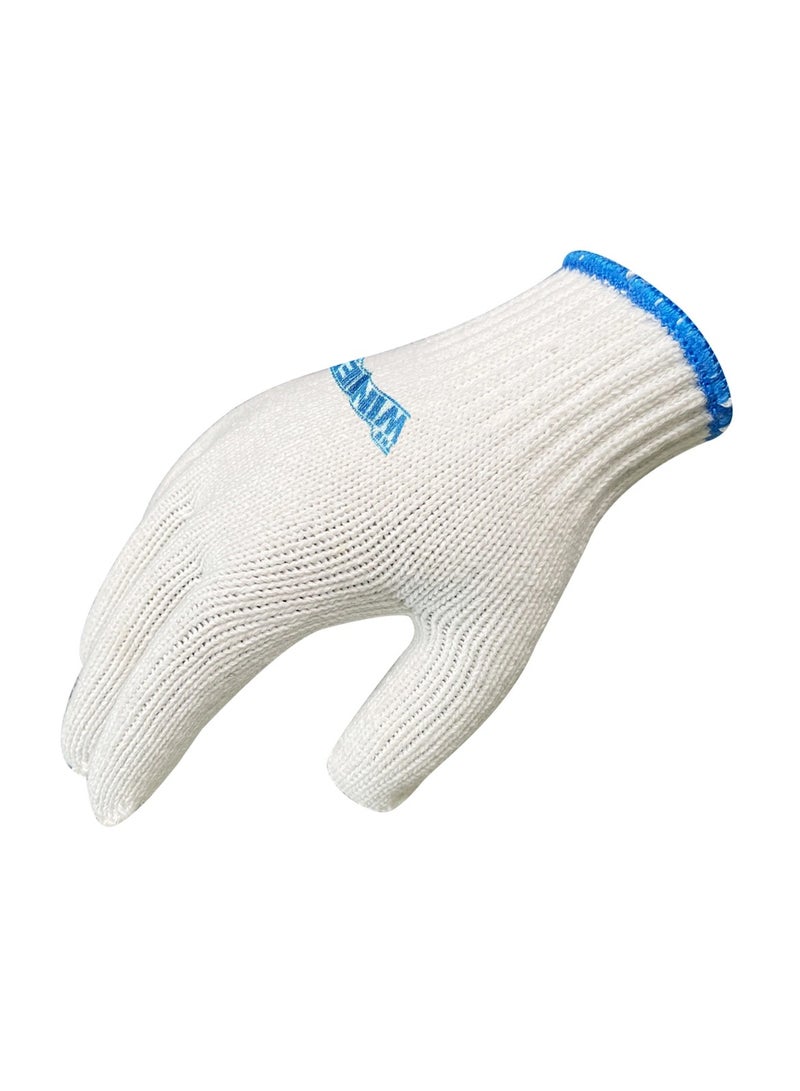 Winner WINNER Tools Cotton Poly Work Gloves 10 Pairs Set Durable 40% Cotton 60% Polyester Safety Gloves  - Image 2