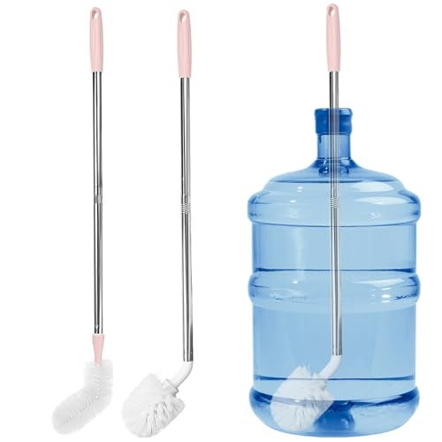 Suseg 5 Gallon Water jug Cleaning Brush2 Pack Bucket Brush Kettle Brush Cleaning Extra Long Bottles 5 Gallon Jug Cleaner Water Bottle BrushCarboy Brush - Image 1