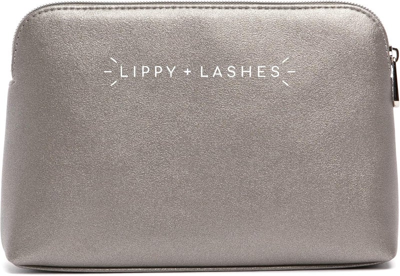 Danielle Creations Make A Statement Metallic Cosmetic Bag Lippy Lashes