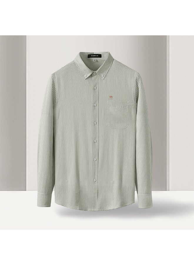 Fomoce men's Long Sleeve Summer Shirt - Breathable Casual Wear - Image 4