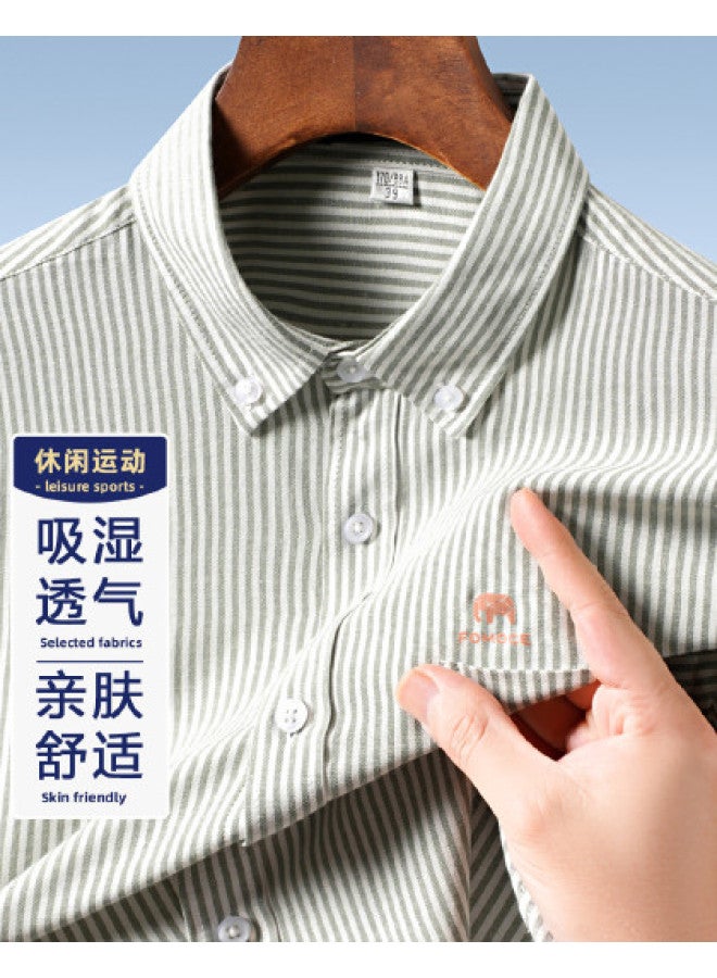 Fomoce men's Long Sleeve Summer Shirt - Breathable Casual Wear - Image 1