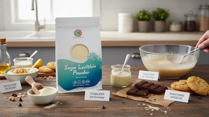 SAIPRO Nature Our Future SOYA Lecithin Powder, 200 g, for emulsions| Great emulsifier & stabilizer Useful in Margarine Non GMO Certified, No preservatives, No Added Color - Image 2