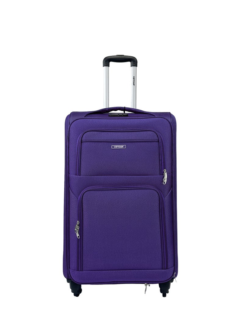 فيبتور مجموعة حقائب سفر متينة من القماش مكونة من 4 قطع مع عجلات دوارة - Image 2