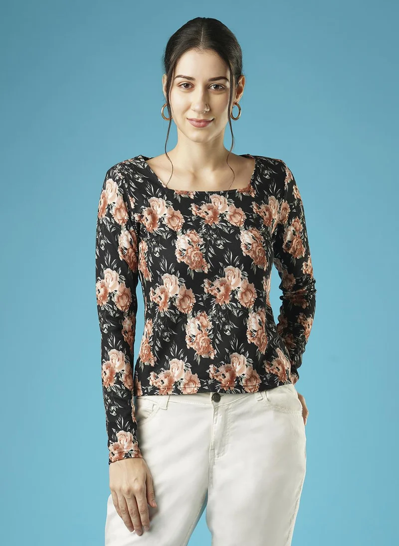 globus Globus Women Floral Printed Crepe Top