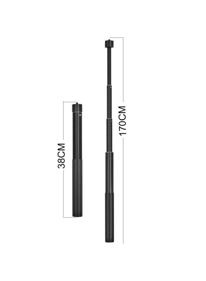For DJI Feiyu Aluminum Alloy Extension Rod Triaxial Stabilizer Handheld Telescopic Selfie Stick Sports Camera Universal Rod-Color:1.7m - Image 1