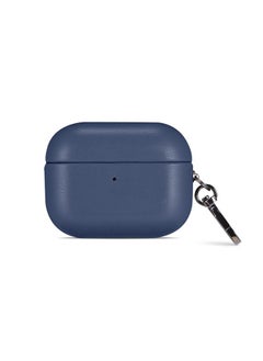 Generic Case Cover For Apple AirPods 3 PU Leather Wireless Bluetooth Earphone Protective Case Blue 