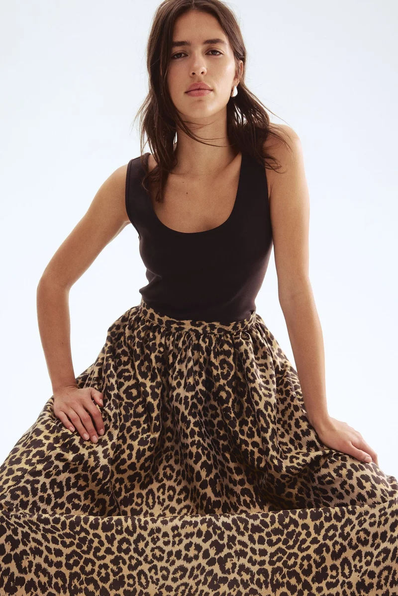 H&M Jacquard-weave skirt