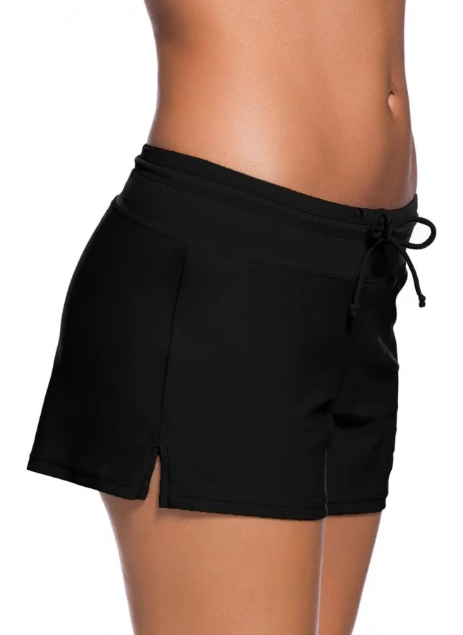 انجلسين Stylish Black Women's Beach Shorts