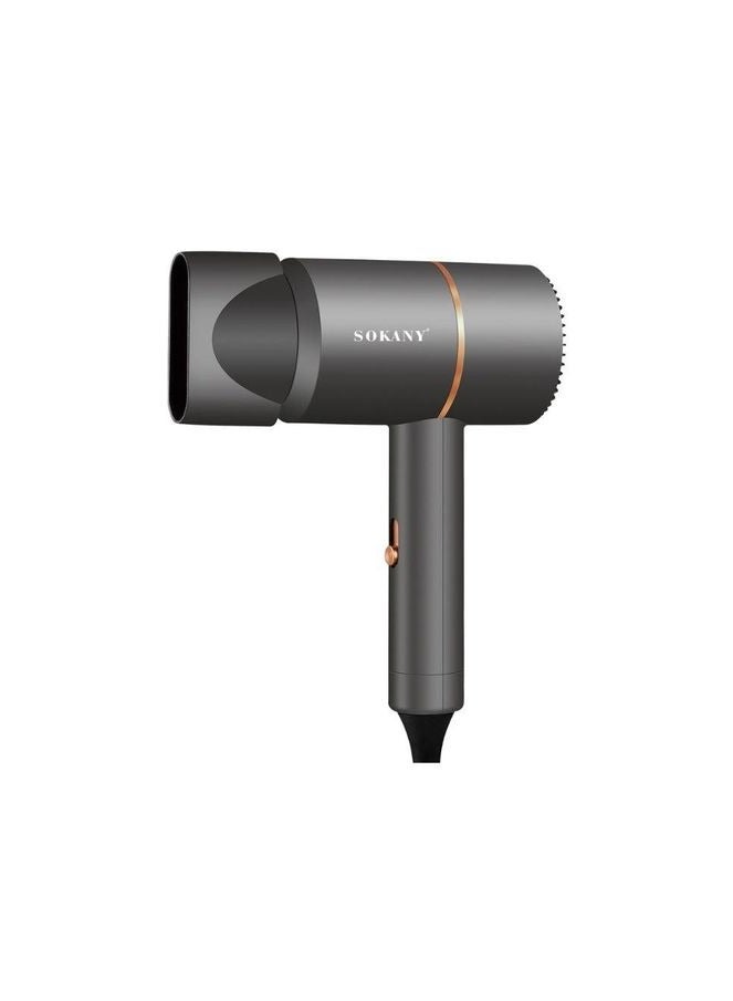 sokany Professional Hair Dryer SK-2202 / 1200W - Grey  - Image 1