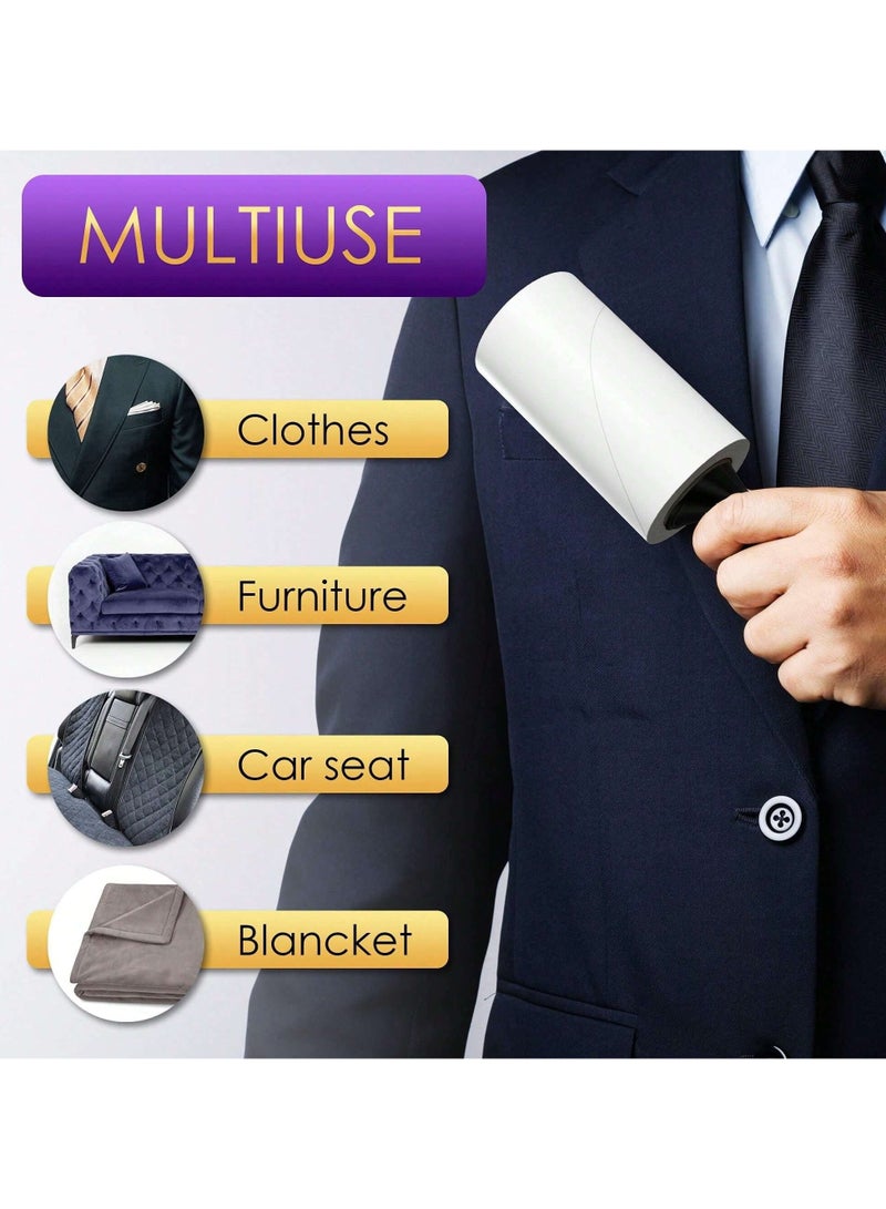 Brush With Paper Rolls For Removing Cat Hair From Clothes Or Furniture, Consisting Of One Brush With 4 Rolls Of Paper (35 Sheets Per Roll). - Image 5