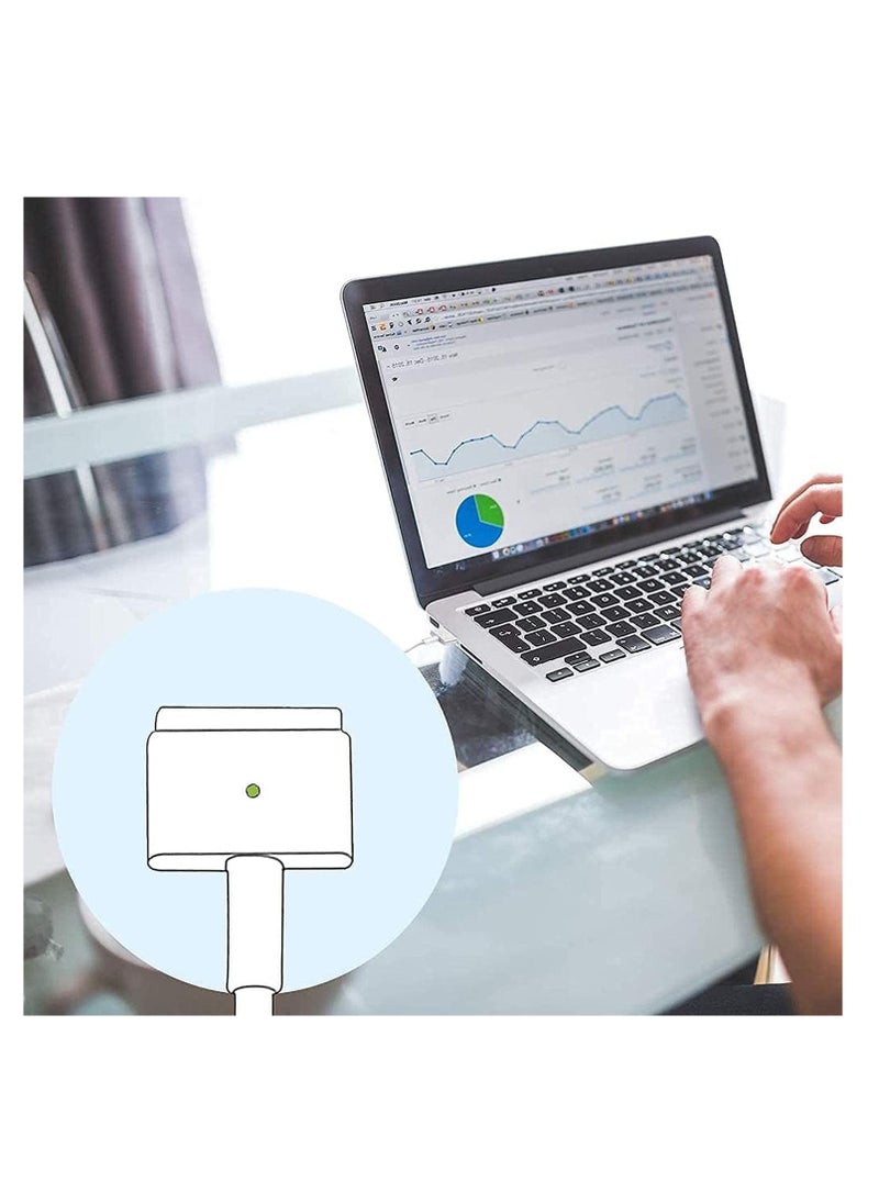 Ntech - NTECH 85W MagSafe2 Power Adapter For MacBook Pro With Retina display, White - Image 1