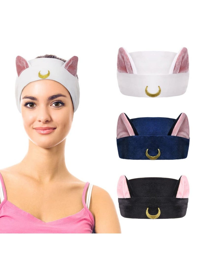 إسكدنيا 【Washing Headbands】: You will receive 3 microfiber skincare headbands to prevent water from running down your arms, it is a practical combination for girls and women use in daily life. - Image 1
