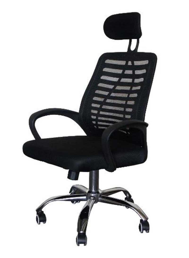 Mahmayi TJ HY-903 High Back Mesh Executive Swivel Office Chair - Black - Image 1