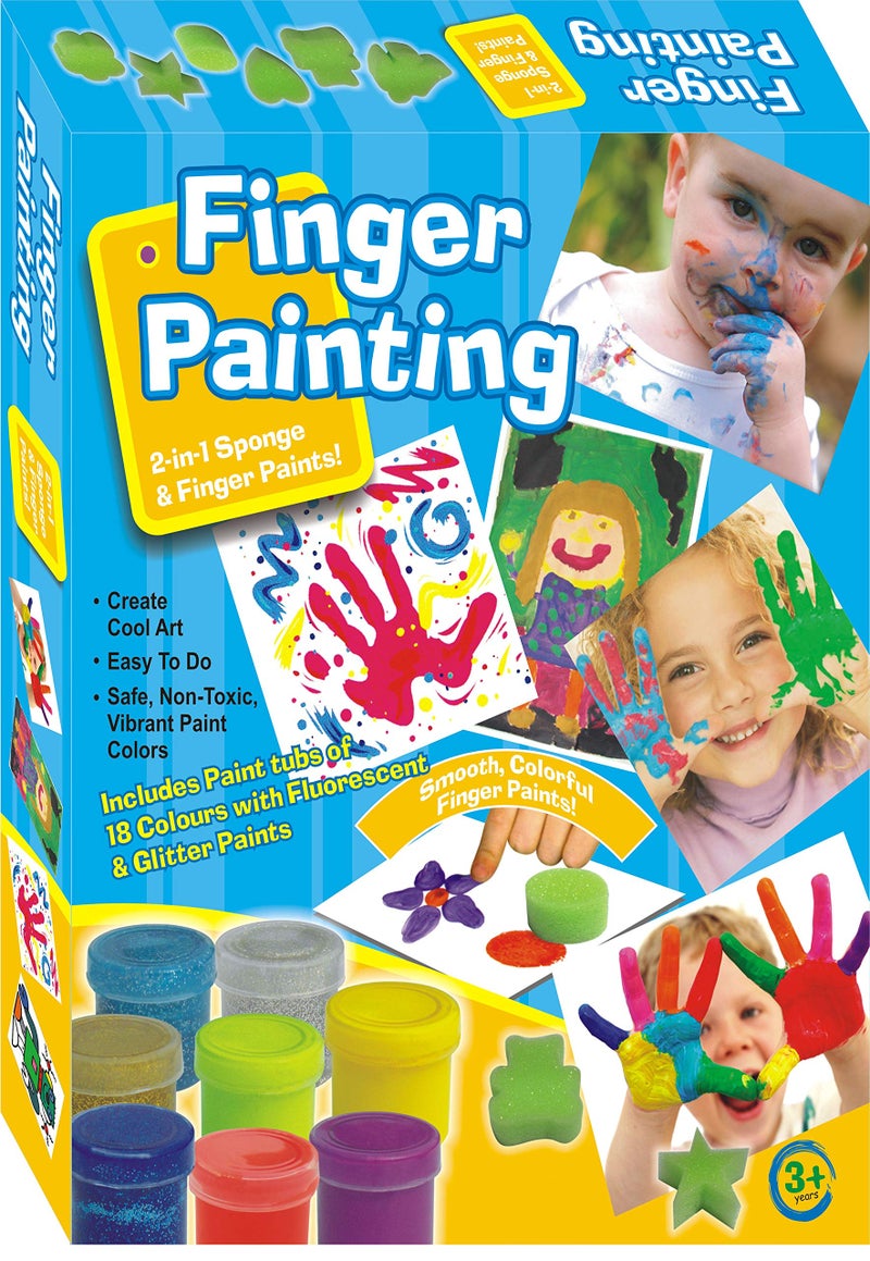 Toy Cloud Finger Painting Senior Game | 2 in 1 Sponge & Finger Painting | Smooth, Colorful Finger Paints - Image 3