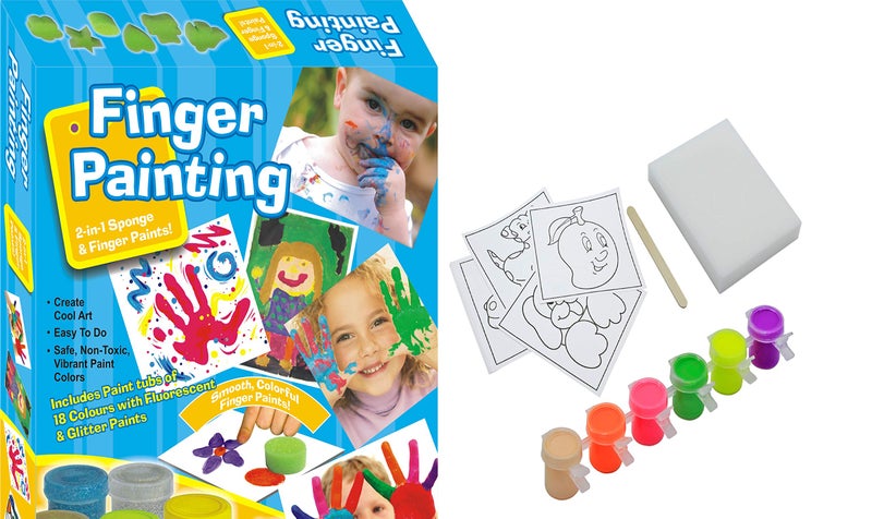 Toy Cloud Finger Painting Senior Game | 2 in 1 Sponge & Finger Painting | Smooth, Colorful Finger Paints - Image 5