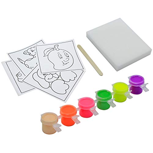 Toy Cloud Finger Painting Senior Game | 2 in 1 Sponge & Finger Painting | Smooth, Colorful Finger Paints - Image 2